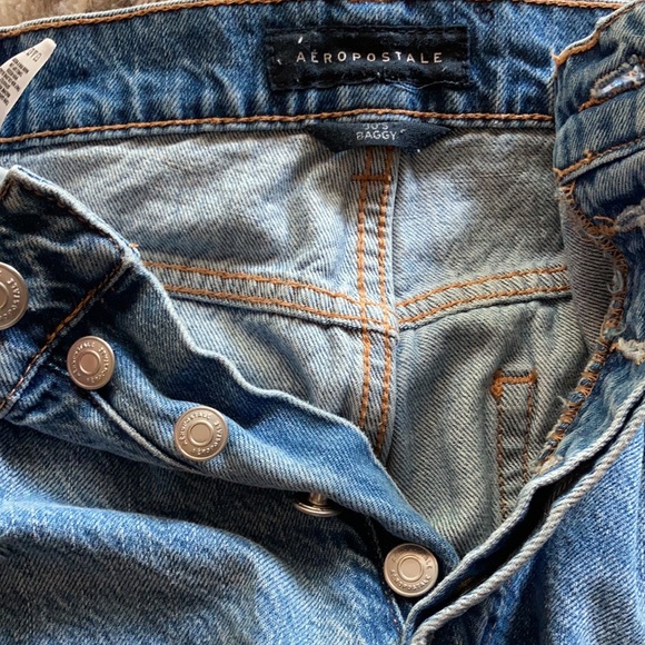 Aeropostale 90s distressed baggy Mom jeans - Picture 4 of 8